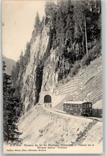 1925 Finhaut - Chemin de fer Martigny Tunnel