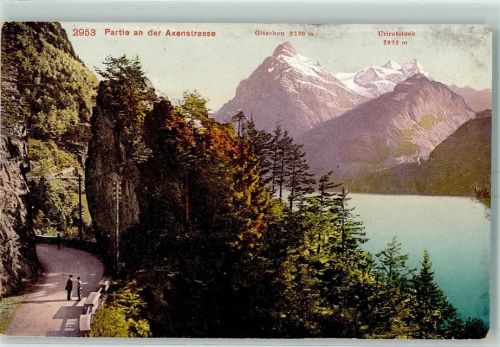 Axenstrasse - Partie an der Axenstrasse Gitschen Urirotstock