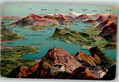 6440 Vierwaldstättersee - Pilatus Hergiswil Kastanienbaum Stansstad Wehrliverlag