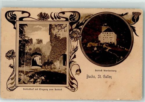 9470 Buchs SG Gebrauchsspuren Schloss Werdenberg Schlosshof