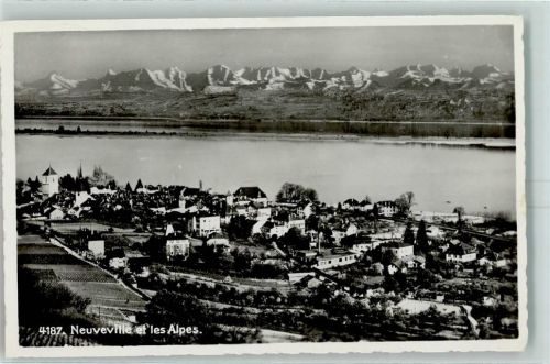 2520 La Neuveville 1948 - et les Alpes