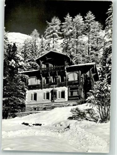 7504 Pontresina Foto AK Winter Pension Miraval