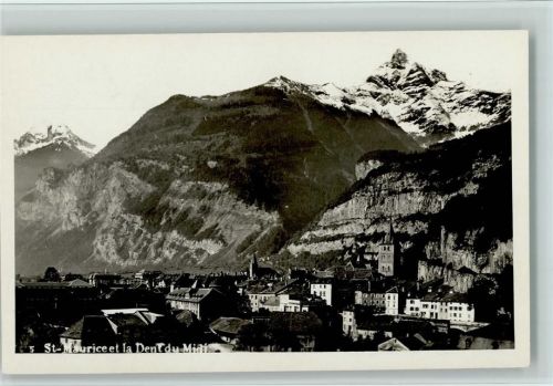 1890 St-Maurice - La Dent du Midi
