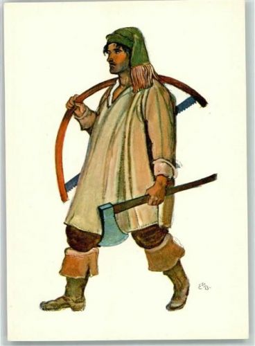 1800 Vevey 1927 - Bucheron Fete des Vignerons