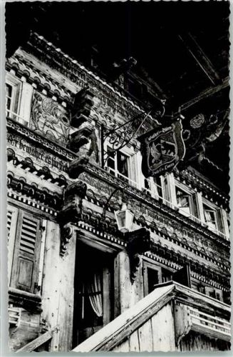 3785 Gsteig b. Gstaad Foto AK Gasthaus Bären