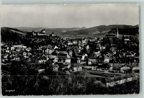 3400 Burgdorf Berthoud 1943 Foto AK Schloss