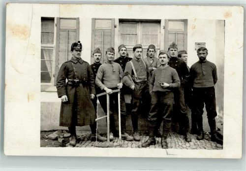 9056 Stoss AR Gais 1920 Foto AK Uniform Ort lt. Stempel
