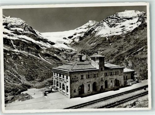 7710 Alp Grüm Gebrauchsspuren Bahnhofbuffet Palügletscher