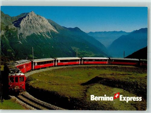 7710 Alp Grüm - Der Bernania Express der Rhätischen Bahn