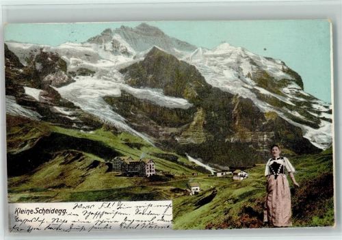 3823 Kleine Scheidegg 1903 - Trachtenfrau