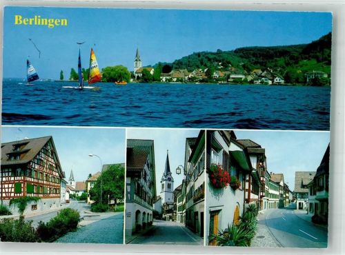 8267 Berlingen Foto AK Luftpost