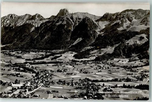 3638 Blumenstein - Fliegeraufnahme Stockhornkette