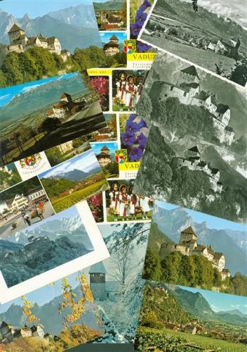 9490 Vaduz Posten 21 bis 100 AK Lot mit 53 AK