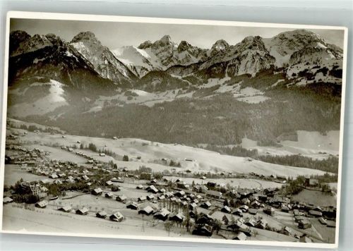 1660 Château-d´Oex Foto AK Winter