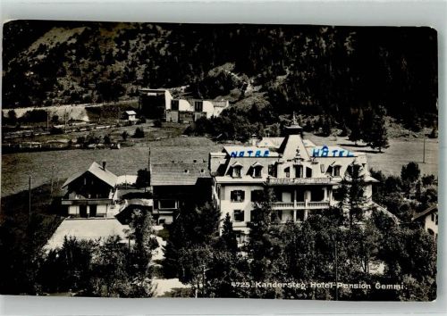 3718 Kandersteg Foto AK Hotel Pension Gemmi