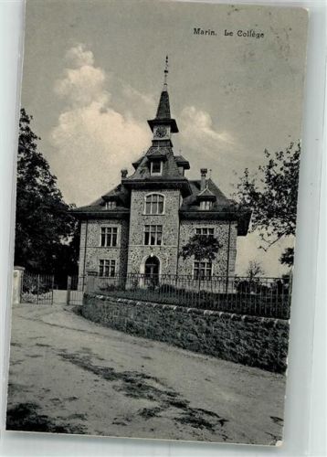 2074 Marin-Epagnier 1911 Foto AK Le Collége
