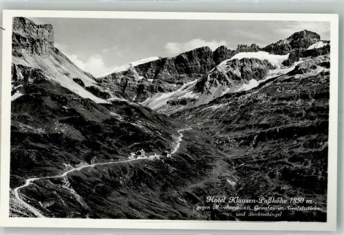 Klausen Foto AK Hotel Klsusen Paßhöhe