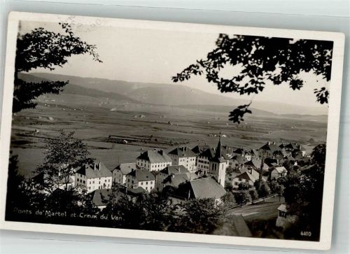 2316 Les Ponts-de-Martel Martel-Dernier 1932 Foto AK