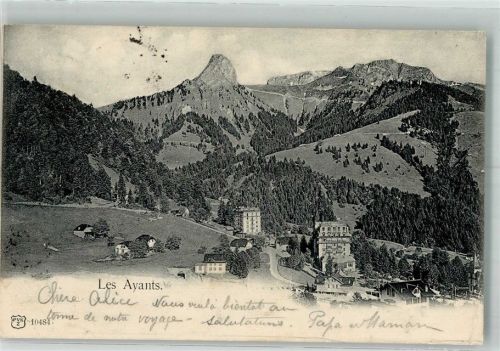 1833 Les Avants 1904 Foto AK