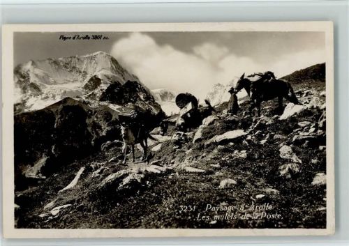 Pigne d'Arolla - Paysage à Arolla Les Mulets de la Poste