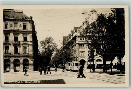 8000 Zürich - Bahnhofstraße Straßenbahn