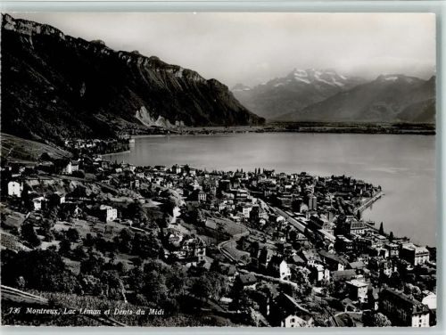 1820 Montreux - Lac Leman et Dents du Midi