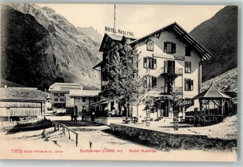 3864 Guttannen Foto AK Hotel Haslital