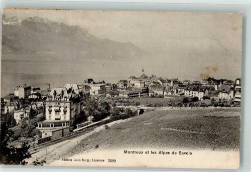 1820 Montreux 1907 - Savoyer Alpen