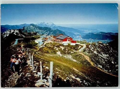 6383 Niederrickenbach Maria Rickenbach - Sesselbahn Brisen Skilifte Haldigrat Berghaus