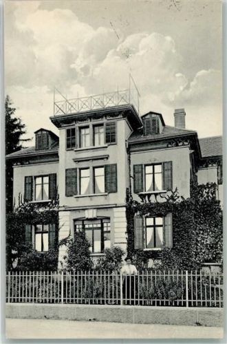 8703 Erlenbach ZH 1912 Privatfoto AK Wohnhaus Ort lt. Stempel