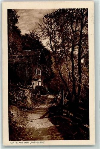 7220 Schiers 1918 - Partie aus der Rossgasse