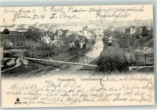 8500 Frauenfeld 1905 - Stempel Militärdienst Kaserne