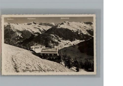Davos (CH) Winterkarte und Restaurant AKU1