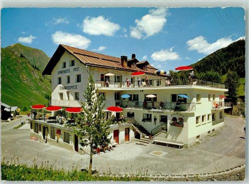 7563 Samnaun Dorf - Posthotel Stammerspitze Werbung
