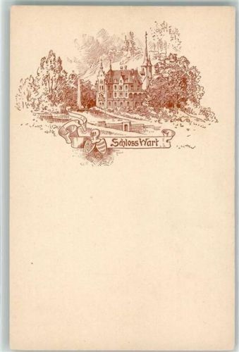 8413 Neftenbach Lithographie Schloss Wart