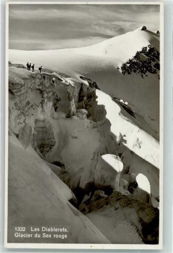 1865 Les Diablerets Ormont-Dessus - Glacier du Sex rouge Bergsteiger