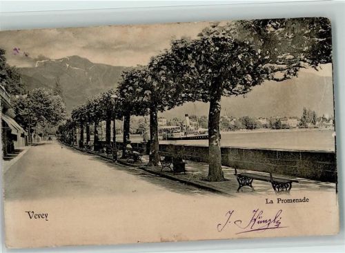 1800 Vevey Nant VD - La Promenade Promenade Dampfer