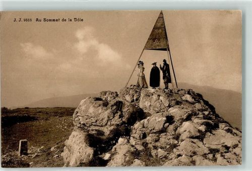 La Dole - Bergsteiger auf dem Gipfel