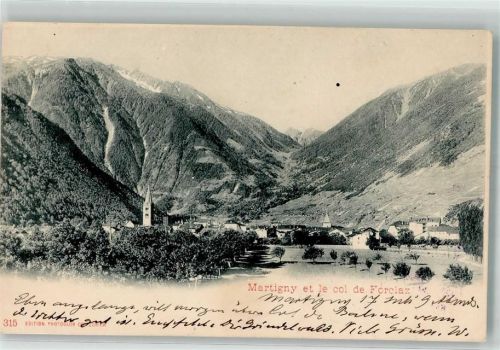 1920 Martigny 1900 - Col de Forclaz