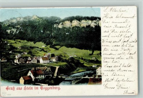 9655 Stein SG 1906 - Teilansicht AK