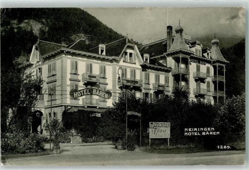 3860 Meiringen 1918 - Hotel Bären