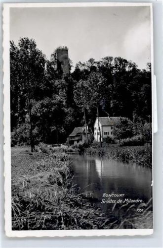 2926 Boncourt - Marke teilweise entfernt