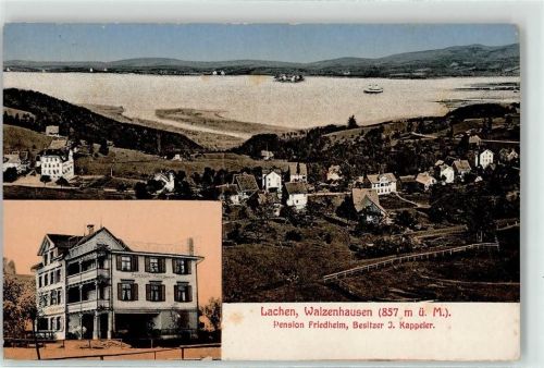 9428 Walzenhausen Lithographie Pension Friedhelm