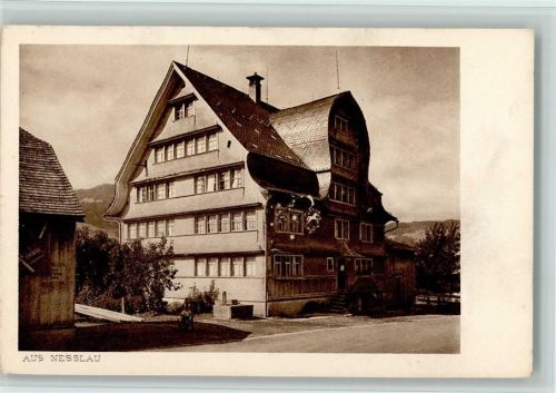 Nesslau St. Galler Heimatschutz Serie II Nr. 10 - AK Motiv Schweiz