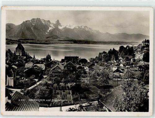 3653 Oberhofen am Thunersee - Stockhorn