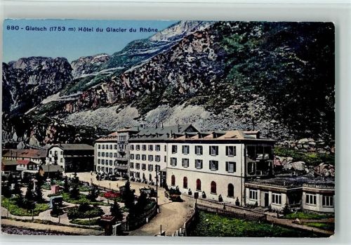 3999 Oberwald - Gletsch Hotel du Glacier du Rhone Oldtimer