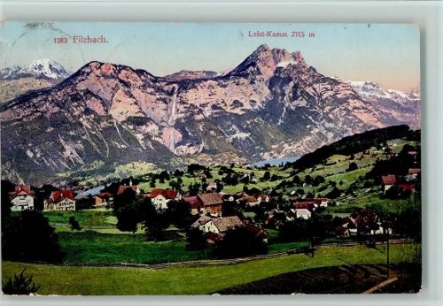 8757 Filzbach - Vue generale, Erhaltung Stempel druckt durch