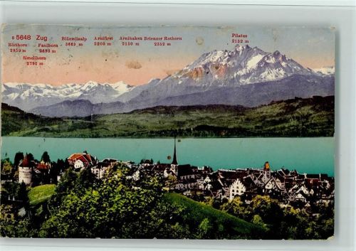 6300 Zug Zugo - Rötihorn Simelihorn Faulhorn Blüemlisalp Aruifirst Arnihaken Brienzer Rothorn Pilatus