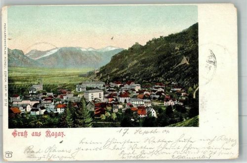 7310 Bad Ragaz 1901 Gebrauchsspuren