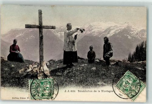 1905 - Alpsegen beim Kreuz